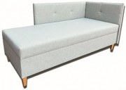 Pat de o persoană (canapea) 80 cm Alissa (cu saltea din arcuri) (D). 1052020