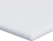 vidaXL Suport pentru saltea Alb 120 x 200 cm Material jacquard