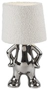 Veioza/Lampa de masa decorativa Smurfy crom/crem