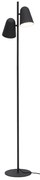 Lampadar, Lampa de podea cu doua spoturi directionabile Salamanca negru