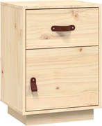 vidaXL Noptieră, 40x34x55 cm, lemn masiv de pin