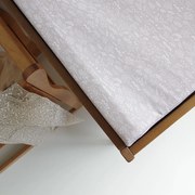 Saltea din spuma pentru masa de infasat din lemn, impermeabila cu margini de protectie, 70x40 cm Boho Dark by Woodies