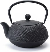 Ceainic din fontă cu infuzor KAMIN, 900 ml, negru