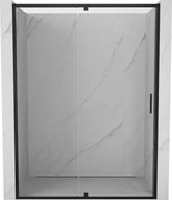 Mexen Exo uși de duș batante 130 cm, transparent, negru - 819-130-000-70-00