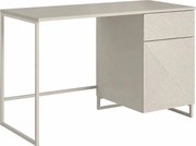 Biurou modern Asha 120 cm cu sertar - culoare cașmir / cadru cașmir