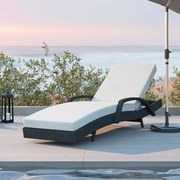Șezlong de grădină pentru relaxare Avenberg VARADERO negru/gri