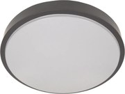 Plafonieră cu senzor WILTON 2xE27/60W/230V, Ø 33 cm, antracit