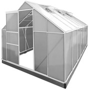 Seră din policarbonat 250 x 430 x 124/205 cm