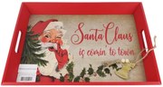 Tava de lemn de Craciun CHRISTMAS - mai multe variante Varianta: Santa Claus