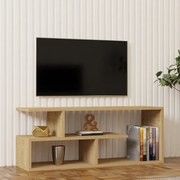 Comoda TV Waldor, din melamina, culoare naturala, 100 x 29.5 x 40 cm