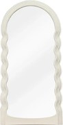 Oglinda de perete design modern Wave 160cm, alb A-45941 VC