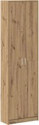 vidaXL Dulap cu raft Stejar Artizanal 55 x 25 x 189 cm Lemn compozit