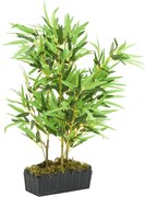 vidaXL Arbore din bambus artificial 500 de frunze 80 cm verde