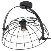Plafoniera industriala neagra 35 cm ajustabila - Hanze