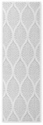 Covor tip traversă pentru interior și exterior gri/fildeș 80x250 cm Duet Liora – NORTHRUGS