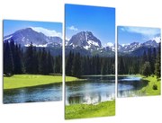 Tablou - vâfurile montane înzăpezite (90x60 cm)