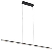Lampă suspendată de designer neagră cu LED și variator tactil - Platina