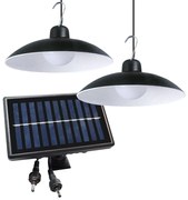SET 2x LED lampă solară suspendată LED/6W/3,7V 2000 mAh IP44 + DO