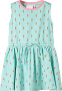 vidaXL Rochie pentru copii cu șnur în talie, verde mentă deschis, 116