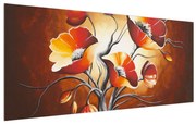 Tablou cu maci (120x50 cm), în 40 de alte dimensiuni noi