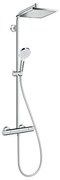 Coloana de dus cu termostat culoare crom Hansgrohe, Crometta E 240 Crom lucios