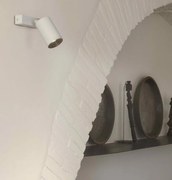 Aplica perete / tavan cu spot directionabil design modern STAN 1L alba