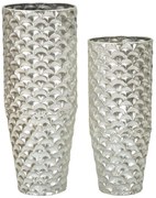 Mauro Ferretti Suport Vaze Set 2 Bucati Din Metal Argintiu cm Ø 37X92X-32X75 | Aosom Romania