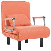 Fotoliu pat 2 în 1-portocaliu