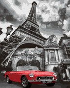 Pictura pe numere cu un cadru "Paris 3" 50x40 cm