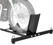 HOMCOM Suport Blocator Roată Moto cu Suport Reglabil, Capacitate de 816,5 kg,  Ø34-84 cm, Negru | Aosom Romania