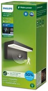 Aplică de exterior cu senzor Philips BUSTAN LED/3,8W/230V IP44