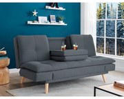 Canapea cu trei locuri ASB-4720 GREY2, gri închis