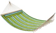 Outsunny Hamac de Grădina pentru Relaxare, 1-2 Persoane, din Bumbac și Poliester, cu Pernă Detașabilă, 400x140 cm | Aosom Romania