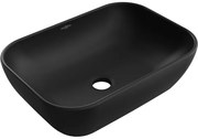 Mexen Rita chiuvetă blat 45 x 32 cm, negru mat - 21084585