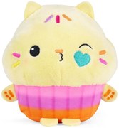 Pisica Muffin Casa magică a lui Gabi, 25 cm,galben, pluș