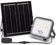 Aigostar - Proiector solar LED dimerizabil cu senzor LED/80W/3,4V IP66 + telecomandă