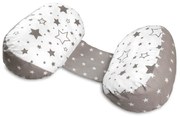 Perna gravide multifunctionala reglabila Kidizi Mona Plus Galaxy Grey, husa detasabila