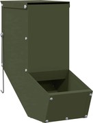 vidaXL Urmărire pentru iepuri Verde măsliniu 12,5 x 26 x 28,5 cm