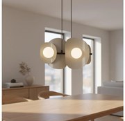 Lustră pe cablu ELEMENTI 4xG9/8W/230V bej