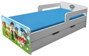 Pat 2-8 Ani pentru Copii Paw Patrol P2L Cu Sertar si Cu Paravane Detasabile Pc-p-p2l-paw-srt-70