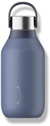 Sticlă termos Chilly's Bottles - albastru balenă 350ml, colecția Series 2