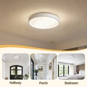 Brilagi - Lampă LED dimabilă GLASS POOL DOUBLE LED/48W/230V 40 cm albă + telecomandă
