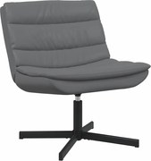 vidaXL Scaun pivotant Gri 63 x 75 x 76 cm PU