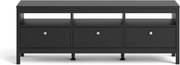 Comodă TV neagră 151x54 cm Madrid – Tvilum