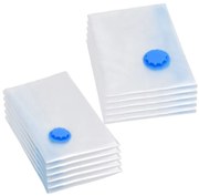 vidaXL Saci vidați îmbrăcăminte depozitare voiaj, 10 buc., 2 mărimi