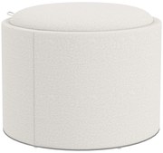 HOMCOM Taburet Taburet tapițat, in, spațiu de depozitare ascuns, capac reversibil, 5 6cm x 56 cm x 42 cm, crem + natural | Aosom Romania