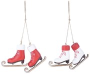 Set de 2 ornamente suspendate în formă de patine Ego Dekor