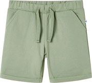 vidaXL Pantaloni scurți pentru copii cu șnur, kaki deschis, 92