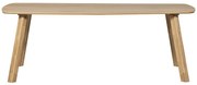 Masă de dining din lemn de stejar 100x180 cm Tablo – WOOOD