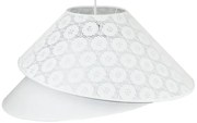 Lustră pe cablu Duolla COCO 1xE27/40W/230V d. 50 cm alb